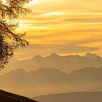 Buy canvas prints of Sunset @ Alpe di Siusi by Thomas Schaeffer