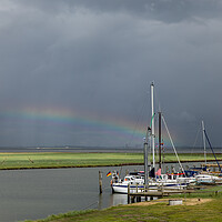 Buy canvas prints of Rainbow harbour by Thomas Schaeffer