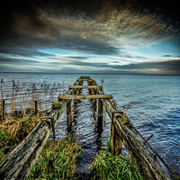 Buy canvas prints of The Old Jetty by pauline morris