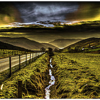 Buy canvas prints of On the Road to Rostrevor -The Silent Valley Mourne by pauline morris