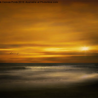 Buy canvas prints of SUNSET ON THE SURF by Tom York