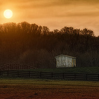 Buy canvas prints of Sunset On The Ranch by Tom York