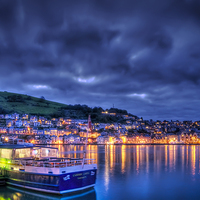 Buy canvas prints of Dartmouth Harbour by Simon Litchfield