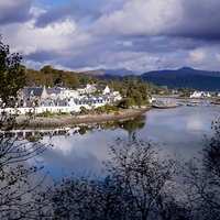 Buy canvas prints of  View's From The Train Window - 6 Plockton by Simon Litchfield