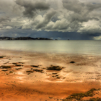 Buy canvas prints of Storm In Torbay by Simon Litchfield