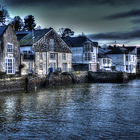 Buy canvas prints of Fowey at Dusk by Simon Litchfield