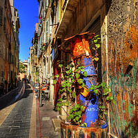 Buy canvas prints of Marseille - Le Panier (Old Town) by Simon Litchfield