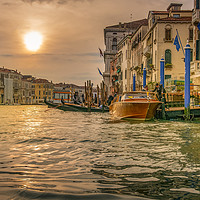 Buy canvas prints of Venice Grand Canal by Simon Litchfield