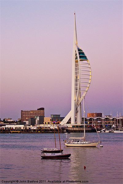 Spinnaker Tower Picture Board by John Basford