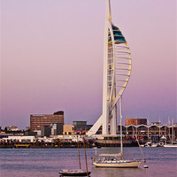 Buy canvas prints of Spinnaker Tower by John Basford
