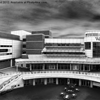 Buy canvas prints of WestQuay Black and White by John Basford