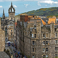 Buy canvas prints of View from Camera Obscura, Edinburgh by Geoff Storey