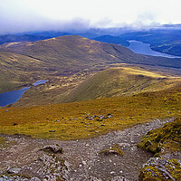 Buy canvas prints of View from summit of Ben Lawers by Geoff Storey