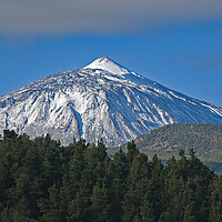 Buy canvas prints of Snow on Mount Teide by Geoff Storey