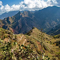 Buy canvas prints of Anaga Mountains by Geoff Storey
