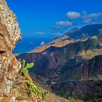 Buy canvas prints of Anaga Mountains View by Geoff Storey