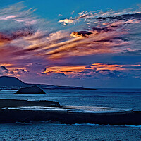 Buy canvas prints of Tenerife Sunset by Geoff Storey