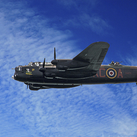 Buy canvas prints of  Avro Lancaster by Geoff Storey