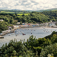 Buy canvas prints of Lower Fishguard (2) by Geoff Storey