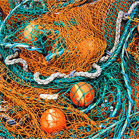 Buy canvas prints of Fishing Nets by Geoff Storey
