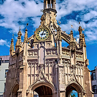 Buy canvas prints of Chichester Clock Tower by Joyce Storey