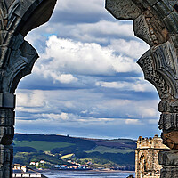 Buy canvas prints of Whitby through the Arch by Joyce Storey