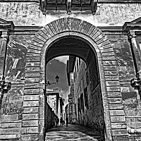 Buy canvas prints of Archway to Colle di Val d'Elsa by Joyce Storey