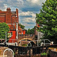 Buy canvas prints of Kennet and Avon Canal, Newbury by Joyce Storey