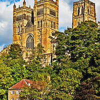 Buy canvas prints of Durham Cathedral from the River Wear by Joyce Storey