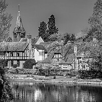 Buy canvas prints of Whitchurch on Thames by Joyce Storey