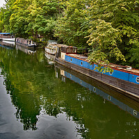 Buy canvas prints of Thames Path near Oxford by Joyce Storey