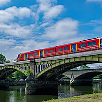 Buy canvas prints of Richmond Railway Bridge by Joyce Storey