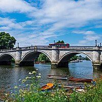 Buy canvas prints of Richmond Bridge by Joyce Storey