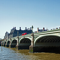 Buy canvas prints of Westminster Bridge and Big Ben by Joyce Storey
