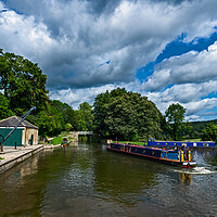 Buy canvas prints of Kennet and Avon Canal at Dundas Aqueduct by Joyce Storey