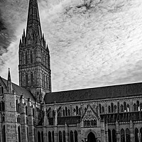 Buy canvas prints of The UK's Tallest Spire  by Joyce Storey