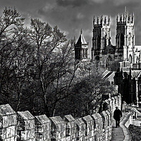 Buy canvas prints of A view from York's City Wall by Joyce Storey