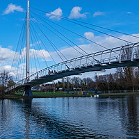 Buy canvas prints of Christchurch Bridge over the River Thames by Joyce Storey
