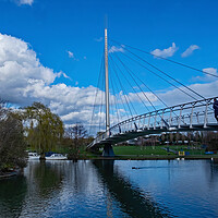 Buy canvas prints of Another View of Christchurch Bridge by Joyce Storey