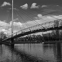Buy canvas prints of Christchurch Bridge over the River Thames by Joyce Storey