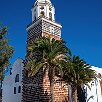 Buy canvas prints of Church in Teguise, Lanzarote  by Joyce Storey