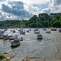 Buy canvas prints of Quayside Lower Fishguard by Joyce Storey