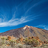 Buy canvas prints of Mount Teide in March by Joyce Storey