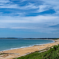 Buy canvas prints of Looking west from Highcliffe by Joyce Storey