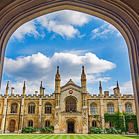 Buy canvas prints of College through the Archway by Joyce Storey
