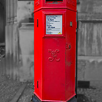 Buy canvas prints of Victorian Post Box by Joyce Storey