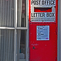 Buy canvas prints of V R Post Office Letter Box by Joyce Storey