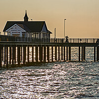 Buy canvas prints of Evening time at Southwold Pier by Joyce Storey