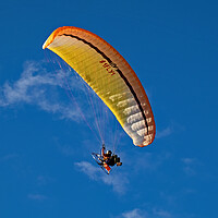 Buy canvas prints of Paragliding in Lanzarote  by Joyce Storey