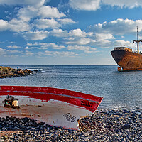 Buy canvas prints of Two Old Wrecks by Joyce Storey
